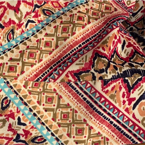 Chico’s Reversible colorful print kimono OS - Picture 6 of 11